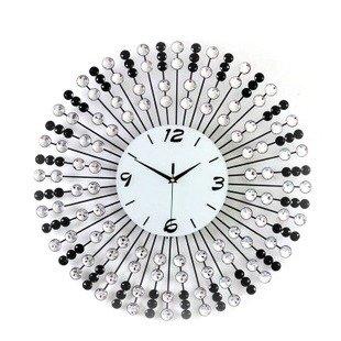 【yes99buy加盟】奢華鐵藝鑲鑽時尚創意歐式現代個性鐘錶
