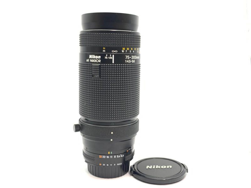 尼康 Nikon AF NIKKOR 75-300mm F4.5-5.6 變焦望遠鏡頭 星芒 全幅  (三個月保固)