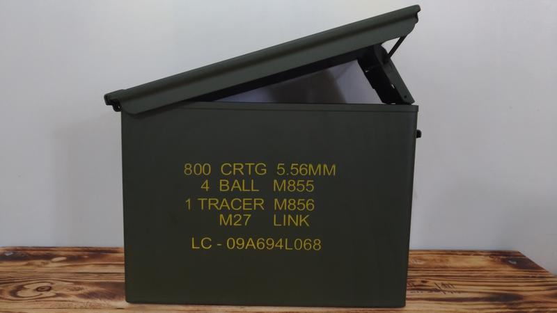 編號21美軍 5.56 彈藥箱 密閉防水 生存遊戲必備 電池防爆箱  防潮箱 整理箱收納箱 收納盒 百寶箱