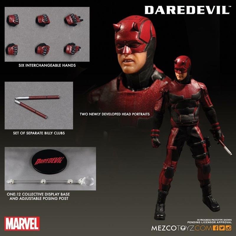 【史派克工廠】(售完) 美版 Mezco One:12 Marvel Netflix Daredevil 電視版 夜魔俠