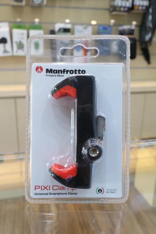 【日產旗艦】 Manfrotto MCPIXI PIXI 60-104mm 手機夾 手機座 直播手機夾 冷靴