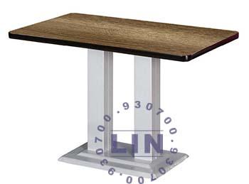 【傢室家具】S907-25餐桌718大雙方銀腳餐桌