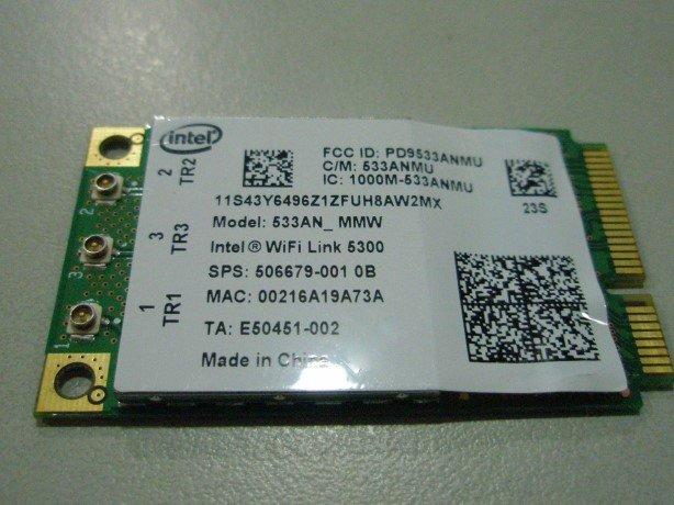 Intel WiFi Link 5300 正式版 無線網路卡 533AN 802.11n IBM HP 使用 $1300