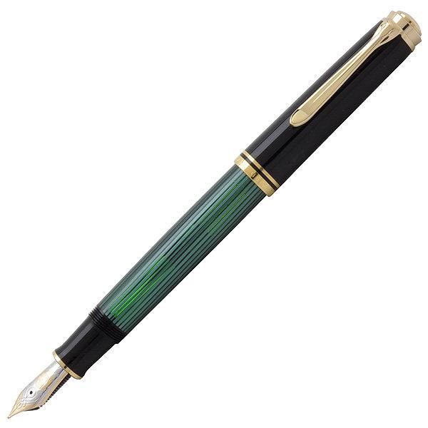 【UZ文具雜貨】德國 百利金 Pelikan Souveran M800鋼筆-綠條紋 活塞上墨