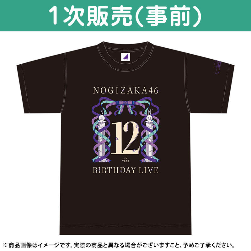 【預購7月到貨】乃木坂46 T-SHIRT 12th YEAR BIRTHDAY LIVE 周年演唱會