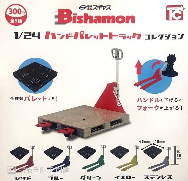 【鋼彈世界】ToysCabin (轉蛋)日本Bishamon可動拖板車 全5種 整套販售-比例1/24