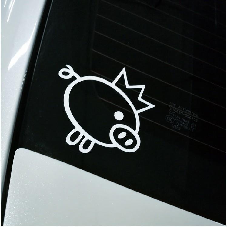 預定 rocket bunny 火箭兔小豬 汽車貼紙 hellaflush 車貼潮流改裝車裝飾貼