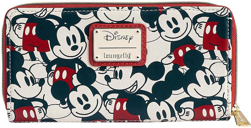 預購 美國帶回 Loungefly *Disney Mickey & Minnie Q版迪士尼米奇米妮款 夾層多 長夾