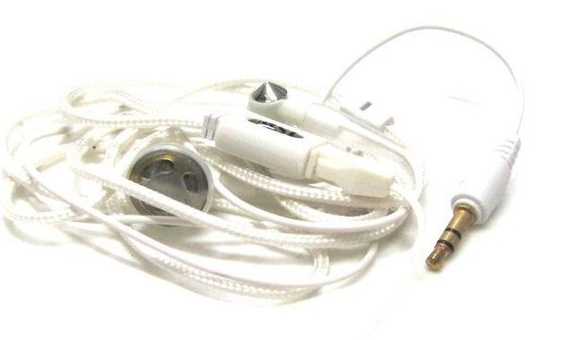 PC傢俬:微星MSI 原廠立體聲耳機 鍍金頭 白色 全相容3.5mm 瑕疵品出清*50