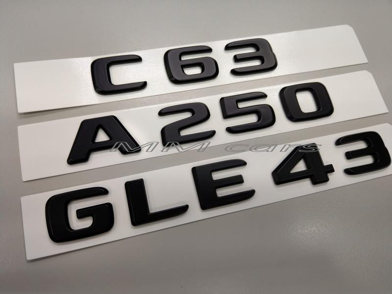 Benz V8 BITURBO 4MATIC CLA GLC C43 63 C300 消光 鍍絡 側標 尾標 字標 賓士