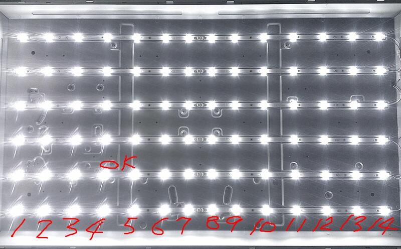 14燈一組12條燈條+電源傳輸排線PHILIPS飛利浦50PFH5060 /96