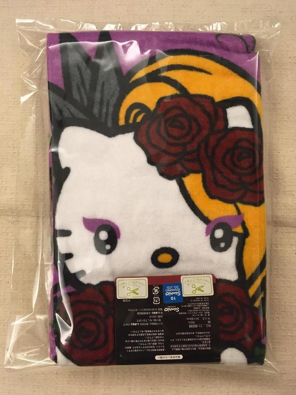 現貨 X JAPAN Yoshikitty 思夢樂限定 紫色毛巾同花色兩枚組