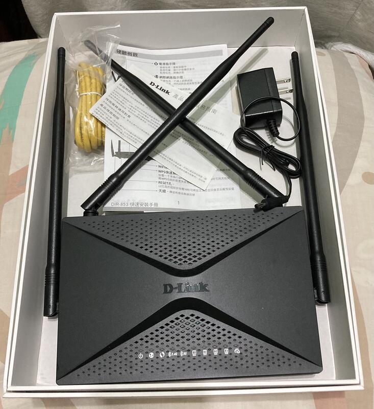 友訊D-Link DIR-853 Wireless AC1300 MU-MIMO雙頻Gigabit無線路由器，二手 | 露天市集 | 全台最大 ...