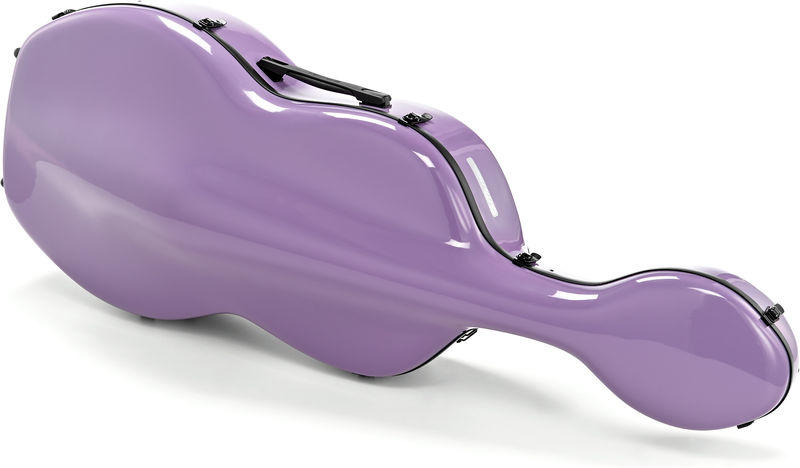 {亨德爾音樂美學-安畝提琴工作室}德國 Musilia大提琴盒 S1 高品質碳纖維-實測重3.6公斤 粉紫 GEWA比較
