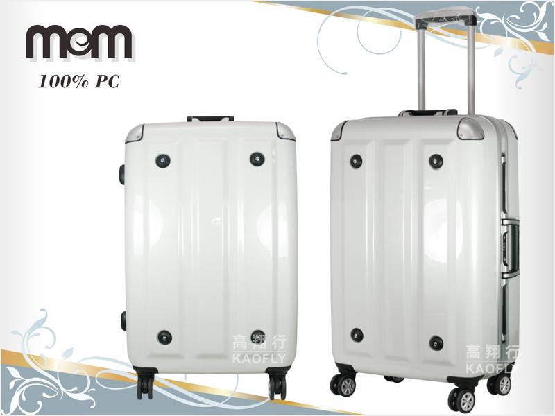 ~高首包包舖~【MOM JAPAN】29吋 行李箱 旅行箱 【PC材質、升級版飛機輪】MF-3008 方格白