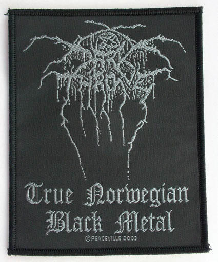 【陰府門】Darkthrone  官方原裝進口 金屬 搖滾樂團 電鏽布章 9.8*11cm