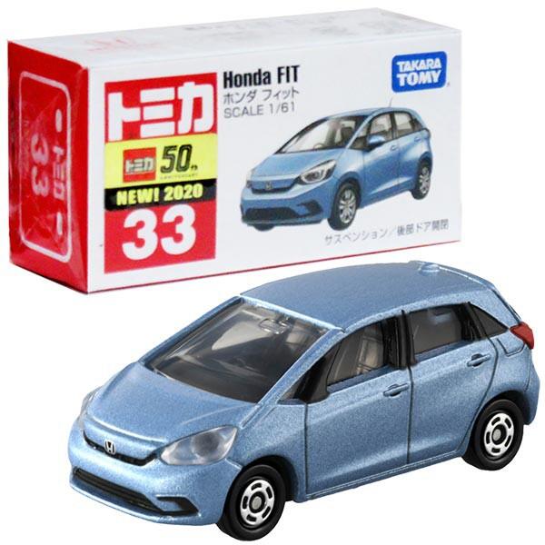 飛行屋(全新品)TAKARA TOMY-多美小汽車-TOMICA #33 本田HONDA FIT