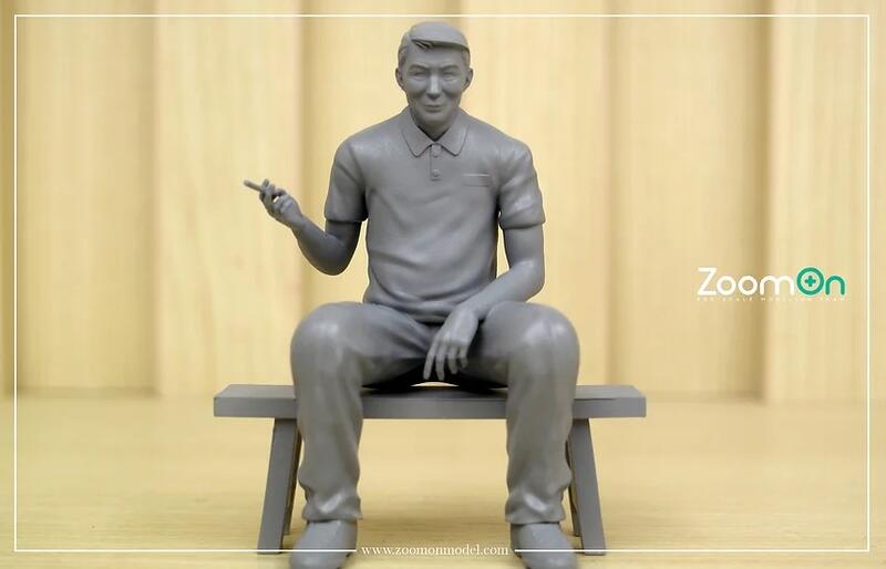 傑作坊】現貨一組ZoomOn ZF007 1/24 頭文字D人型立花佑一樹脂