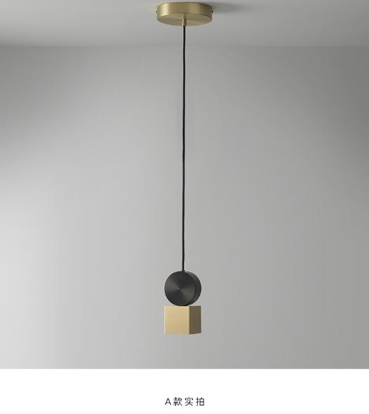 Postmodern 後現代 簡約 客廳 燈 全銅餐廳 小吊燈 藝術燈具 創意 個性 臥室 床頭燈