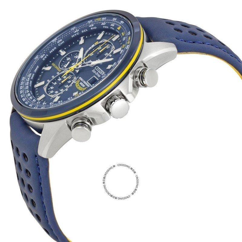 換日線】CITIZEN AT8020-03L Eco Drive Blue Angels World 計時碼表