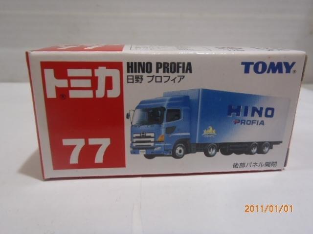 絕版TOMY TOMICA  No.77 Hino Profia 聯結車