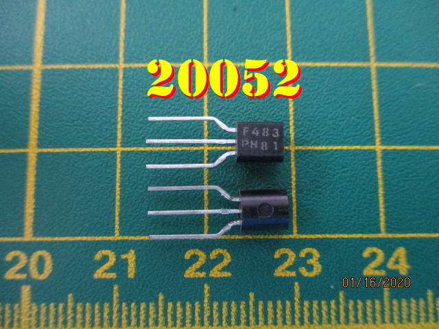 【全冠】PHILIPS BF483◇TO92 NPN 250V 100mA Transistor 高壓電晶體『5個/拍』