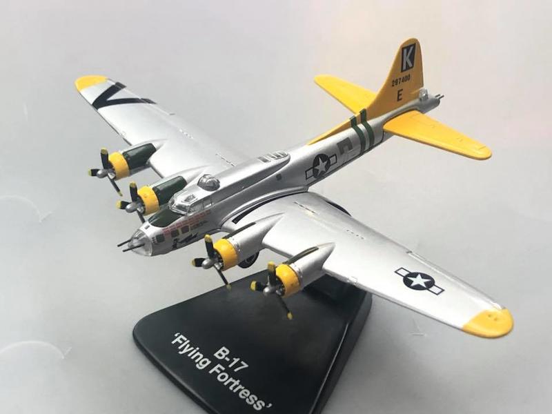 【模王 現貨 】B-17 B17 美軍 轟炸機 比例 1/144 機身全合金 ATLAS