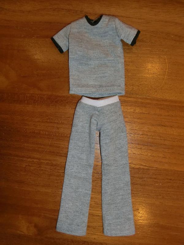 12吋 1/6 女用散件 灰色運動風格棉衣棉褲