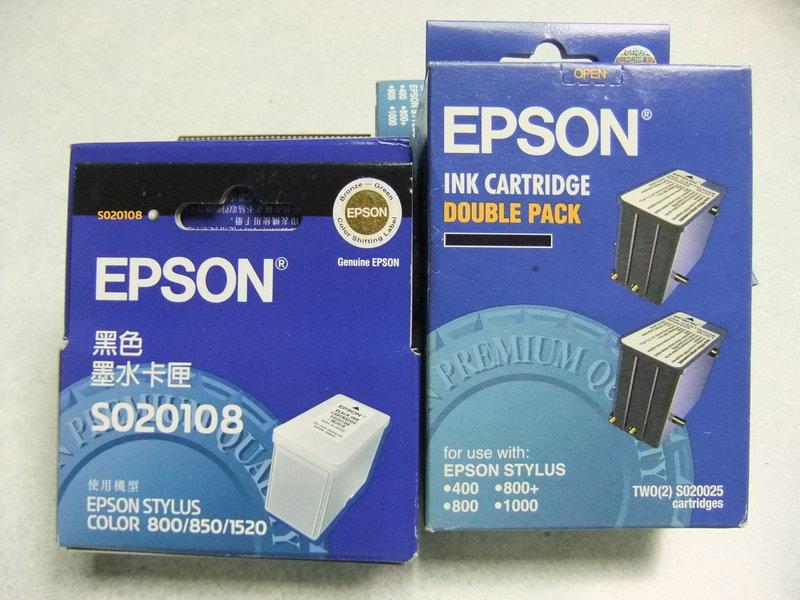 【印表機維修】EPSON S020108 只要8元  原廠墨水匣