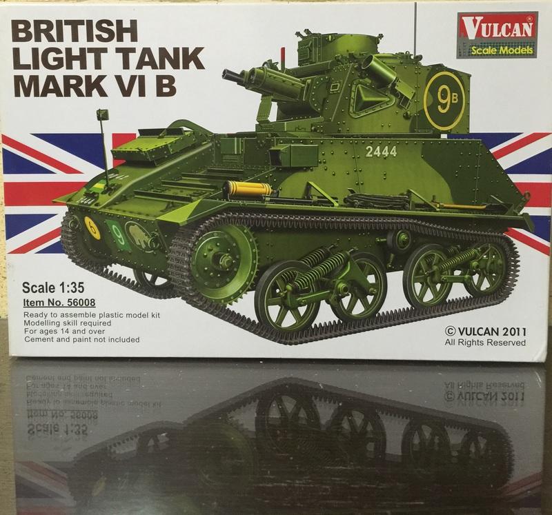 正版 現貨 VULCAN 1/35 BRITISH LIGHT TANK MARK VI B 維克斯輕型坦克