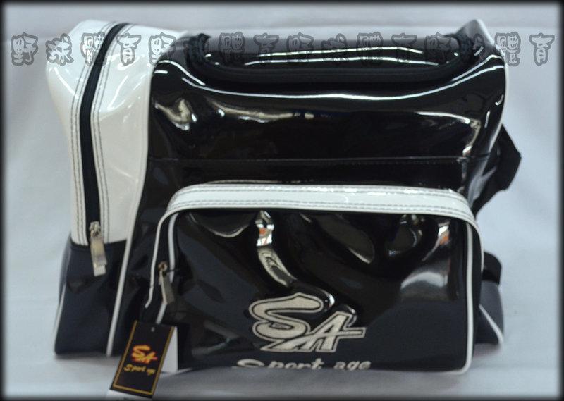 〈ElRey 野球王〉Sport age SA個人裝備袋 可側背-黑 (Easton、Mizuno、美式裝備袋可參考)