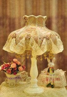 COZYLIFE-高級歐式布藝檯燈 臥室 床頭調光燈飾結婚禮物 高貴