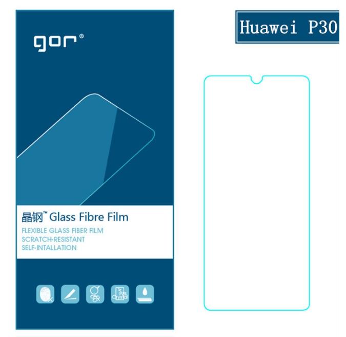 發仔 ~ 華為 Nova4e P30 P30Lite 晶鋼柔性膜 2片裝 GOR 軟性保護膜 螢幕貼