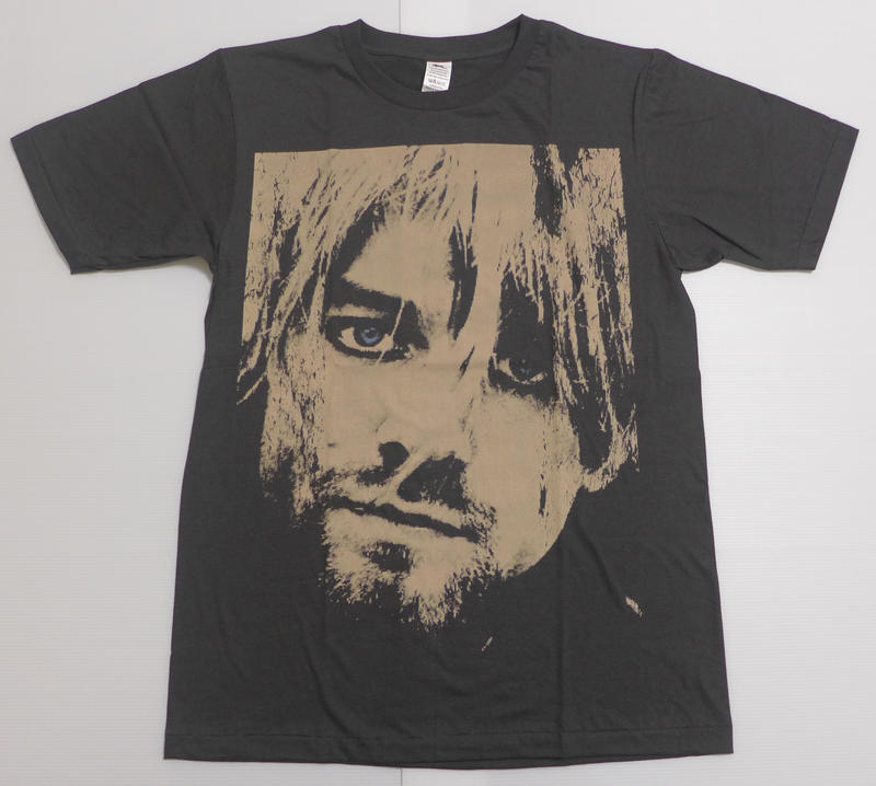 【Mr.17】 Nirvana 超脫樂團 kurt 科特柯本 復古刷舊搖滾T恤 人物 人像T-SHIRT(BR051)