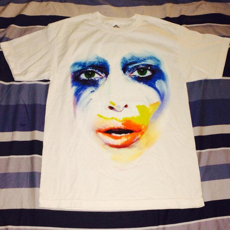 Lady Gaga 女神卡卡*artRAVE Tour Applause Dateback Shirt*全新流行藝術巡演