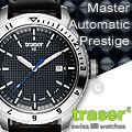 Traser Master Automati自動上鏈機械錶(#106975黑色皮錶帶)  ETA2824-2 EL 