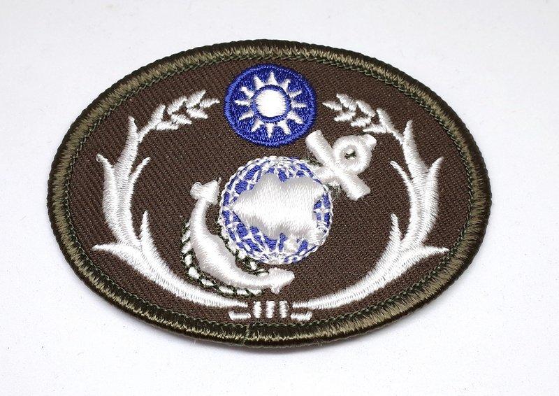陸戰士官電繡徽章_尺寸約5.3公分X7.5公分*海軍陸戰隊*_