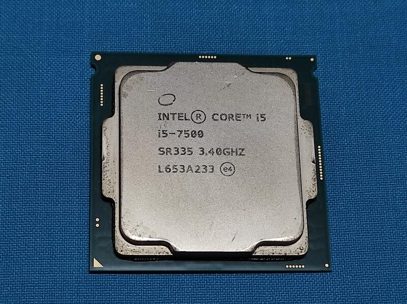 Intel Core i5-7500 3.4G/6M/有內顯/1151腳位正式版第七代CPU 良品