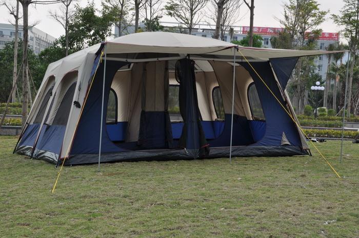 廈門 Alltel 旗艦級帳篷 8~12人 2房1廳 460x360cm 露營帳篷 送地墊撐桿 帳蓬 二房一廳 外銷澳洲