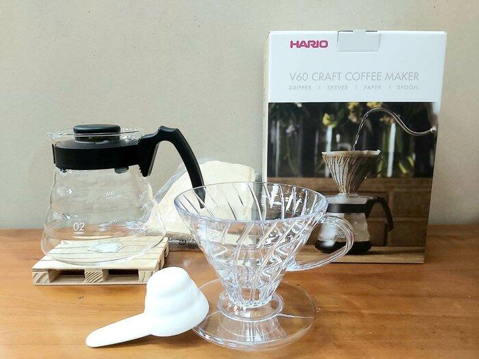 ~Hola Cafe~ HARIO V60 百年紀念款手沖壺組 600ml VCND-02B-EX 咖啡壺 樹脂濾杯