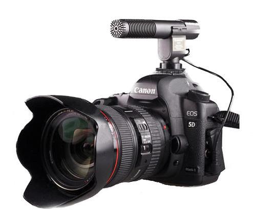 【攝界】現貨 SG-108 迷你立體聲 熱靴麥克風 收音麥克風 攝影機 相機 收音麥克風 生態攝影 婚攝 5D4 6D