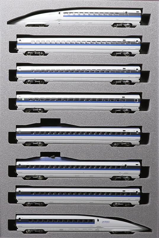 【大人気格安】500系新幹線「のぞみ」8両基本・8両増結セット 鉄道模型