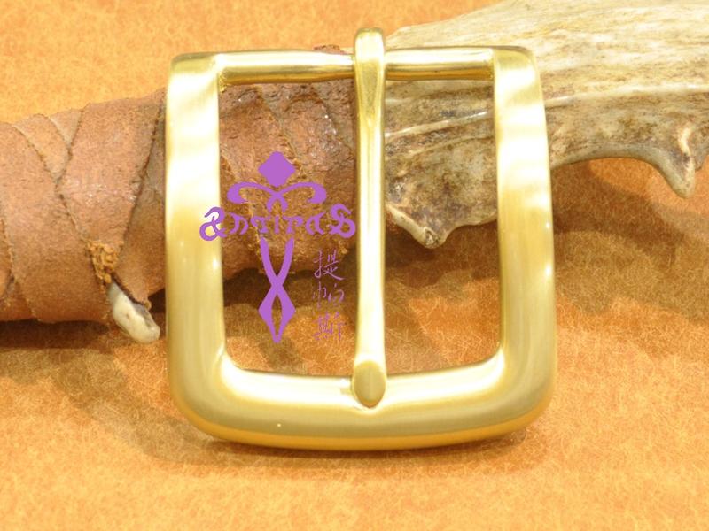 Antipas安提帕斯手工皮革--銅製3534皮帶頭(黃銅色35mm)--商品編號G1735344