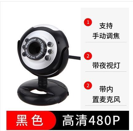 【現貨*當日即發】全新免驅win10可用 130萬視訊 拍照錄影_像框特效__6燈可夾式監控Webcam網路攝影機