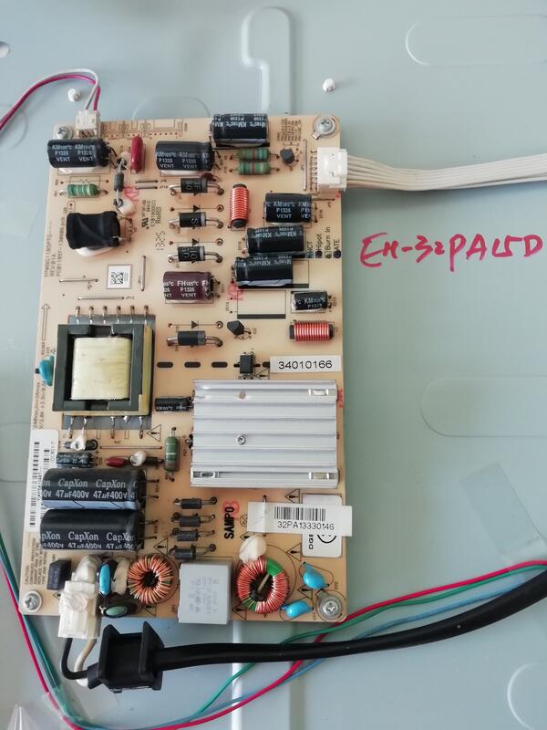 SAMPO 聲寶 LED 液晶電視 EM-32PA15D 面板不良全機功能正常拆賣基板