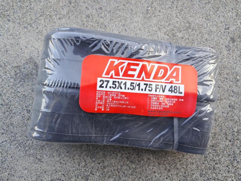 (動力方程式單車)建大kenda 內胎 27.5x1.5/1.75, F/V 法嘴48L