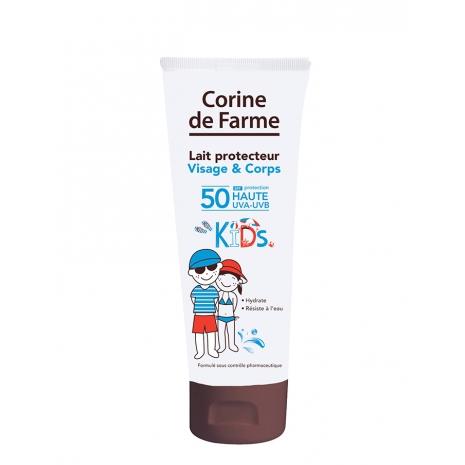 ☆Bonjour Bio☆ 法國 法國  Corine de Farme 兒童防曬乳 KIDS SPF50 臉+身體
