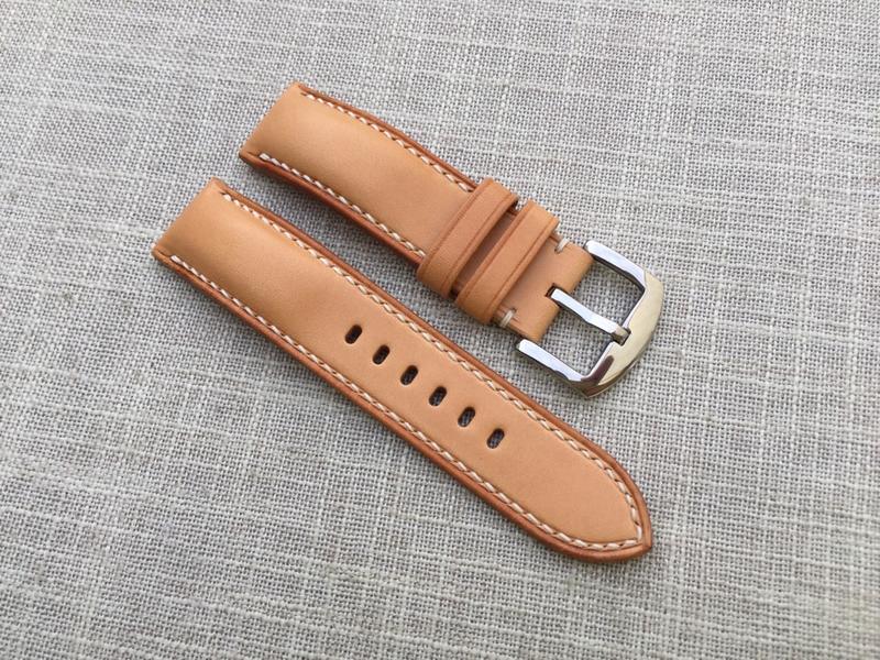 buttero植鞣原色激凸款 錶帶 手工錶帶 客製錶帶