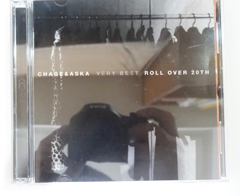 ✤AQ✤ CHAGE&ASKA VERY BEST ROLL OVER 20TH音樂CD專輯七成新(附盒