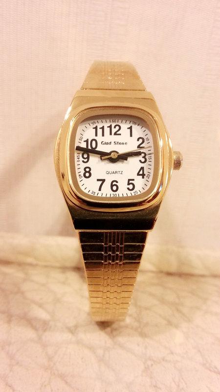 【黎黎屋】手錶 Glad Stone金色錶 不鏽鋼錶帶 防水 女錶